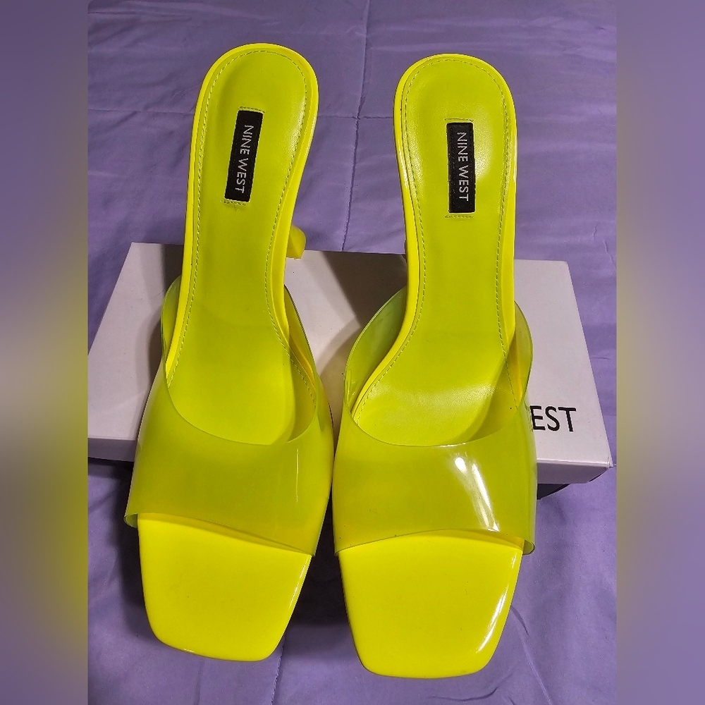 Nine West Women's Yellow Heels